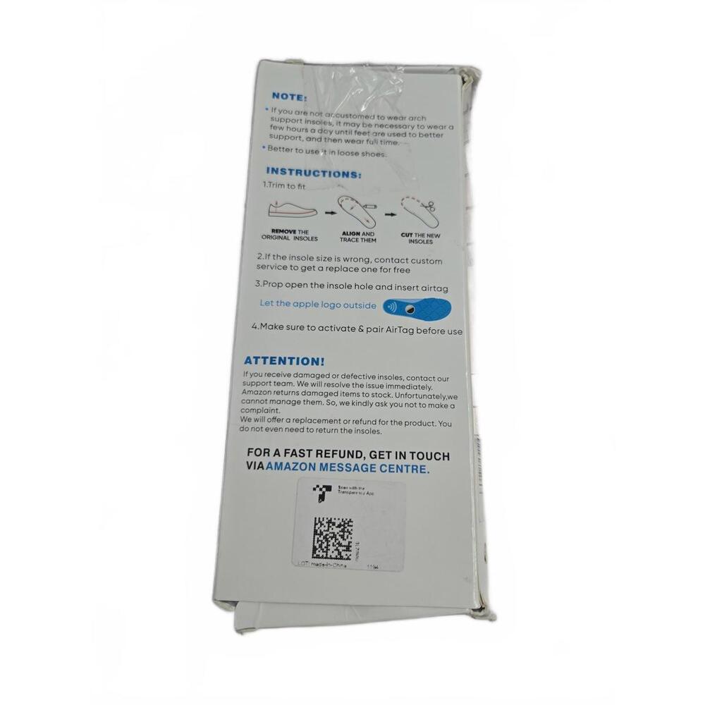 Shoe Insoles for AirTag Tracking and Positioning - Picture 7 of 7